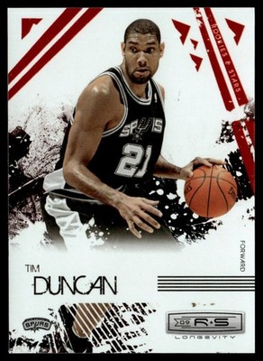 2009-10 Panini Rookies & Stars Longevity Tim Duncan 030/250 San Antonio Spurs