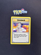 Pokémon TCG Blaine's Gamble Gym Heroes 121/132 Regular MP.