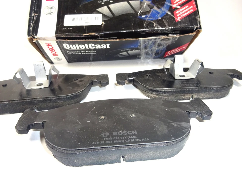 Juego de pastillas de freno de disco delanteras incompletas Bosch BC1865 16-23 Volvo S60 S90 XC60 XC90 Foto 4 de 4