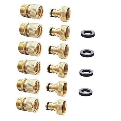 Garden Hose Quick Connector Water Hose Qucik Connect Garden Hose 6 Sets