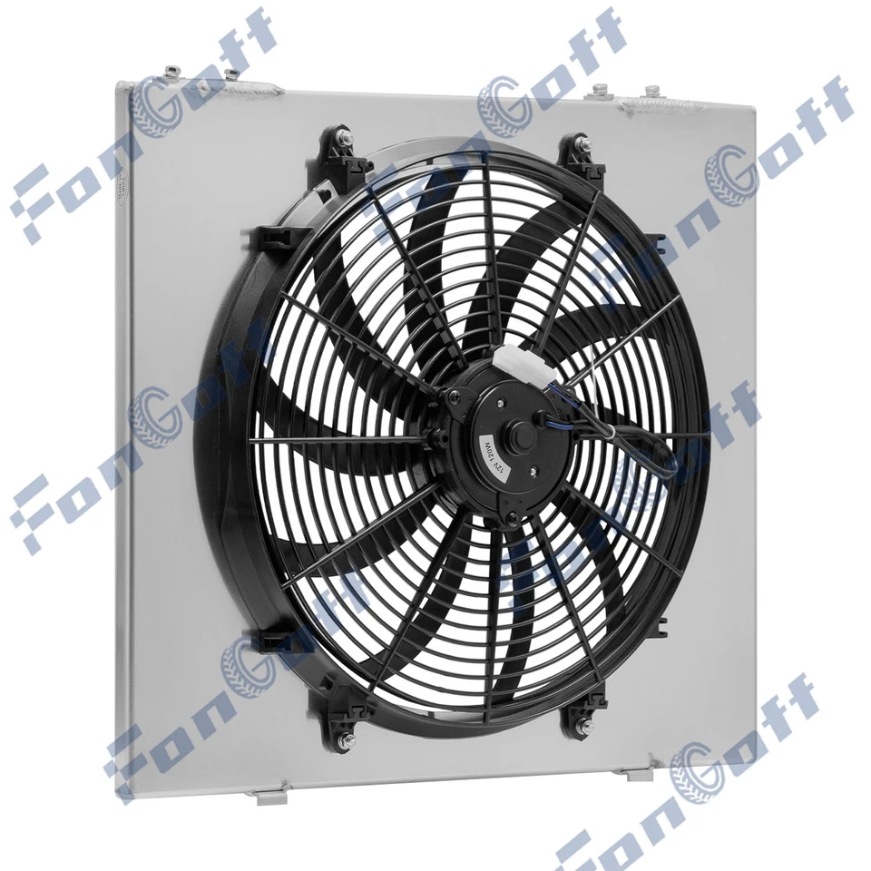 Aluminum Shroud +16" Fan Fit 1993-1997 1994 1995 Jeep Grand Cherokee 5.2L V8 Foto 4 de 4