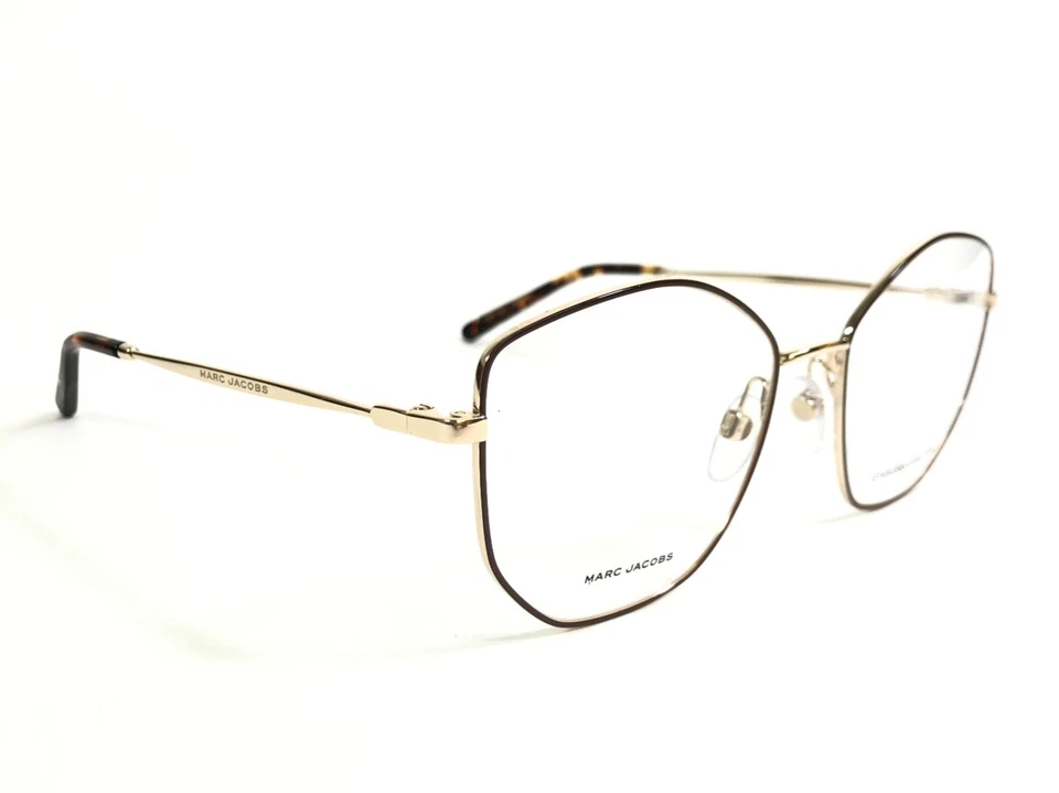 Оправа для очков Marc Jacobs 741 06J полированное золото Havana кошачий глаз 54-18-140 - Изображение 3 из 4