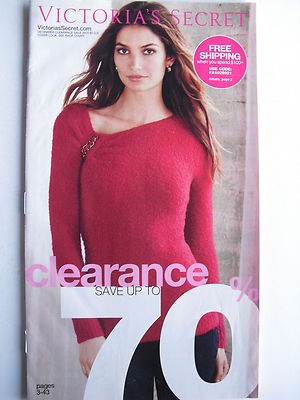 LILY ALDRIDGE on VICTORIA'S SECRET Catalog  December Clearance 2010