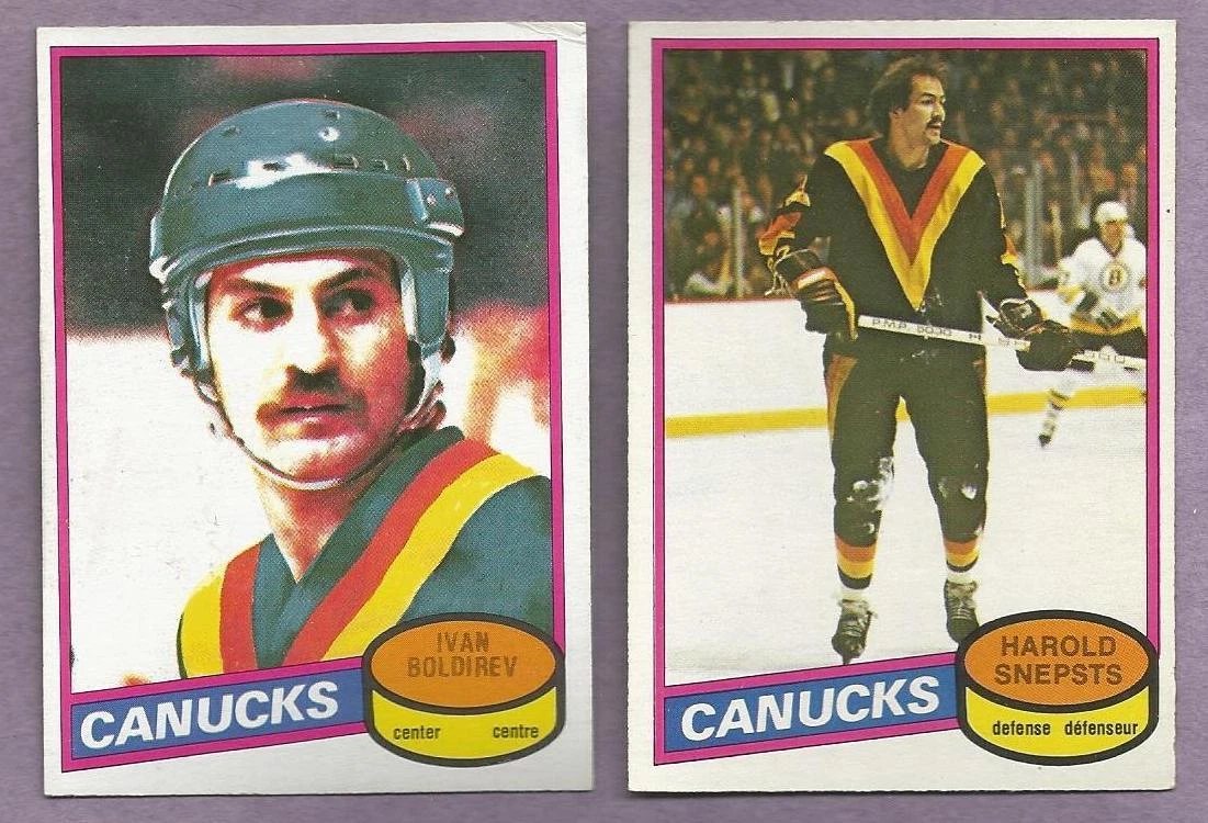 1980 81 OPC O PEE CHEE Vancouver Canucks Team Set eBay