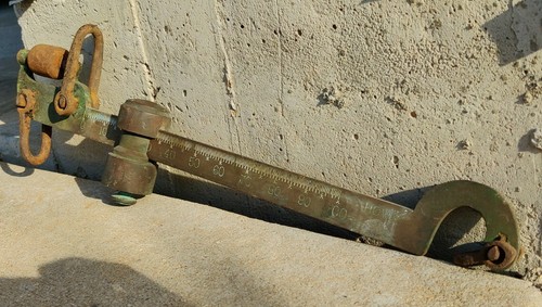 Howe Mercantile Scale Beam, Antique, Brass, 20 Inch Long, Hang And Use! - Picture 4 of 10