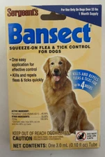 Sergeant's Guardian Pro Flea & Tick Squeeze On Topical for Dogs, 66+ lbs, 3 Coun