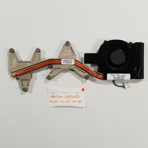 HP Compaq 2710p Kühler Lüfter Wärmeleitpaste Fan Cooler Heatsink 454692-001
