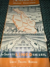 Vintage July 1934 American Motor Traveler LINCO Ohio Oil Original Booklet (B8)