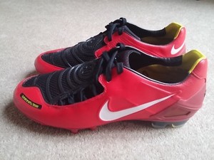 nike t90 red and black
