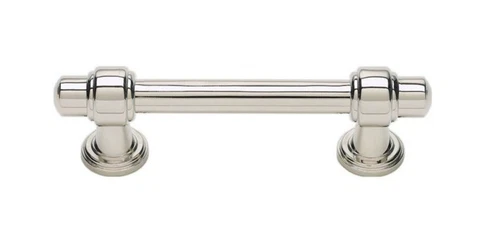 Atlas Homewares 314 Bronte 3" C-to-C Bar Cabinet Pull In Polished Nickel, New! - Picture 1 of 3