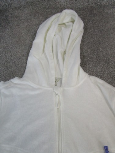 Athletica Hoodie Girl Large White Jump In Midi Full Zip New * - Picture 2 of 10