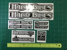 Haro backtrailX2 bmx sticker decals