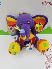 Plüschtier Kuscheltier Knistertier zum Klappern und Knistern Elefant Nilpferd