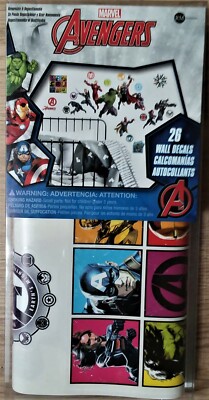 Marvel Avengers 26 Peel And Stick Wall Decals RoomMates New