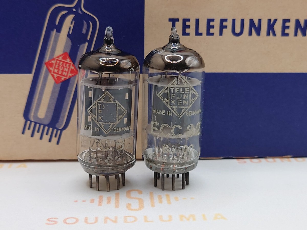 ECC82 Telefunken (12AU7) 良品 2本セット ECC82 Telefunken (12AU7) 良品 2本セット