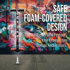 One Size Bounce Fun Pogo Stick for Kids Cool Modern Design Christmas Gift