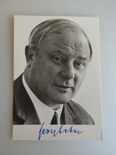 Autograf Georg Lever polityk (81687)