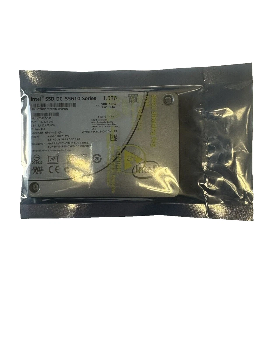 SSD Intel 1.6TB SATA 6G 2.5 Pouces - SSDSC2BX016T4 - Hot-swap - Reconditionné