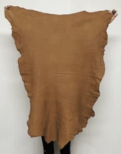 SADDLE BUCKSKIN Leather Hide for Native Crafts Taxidermy SCA LARP Skin Pelt