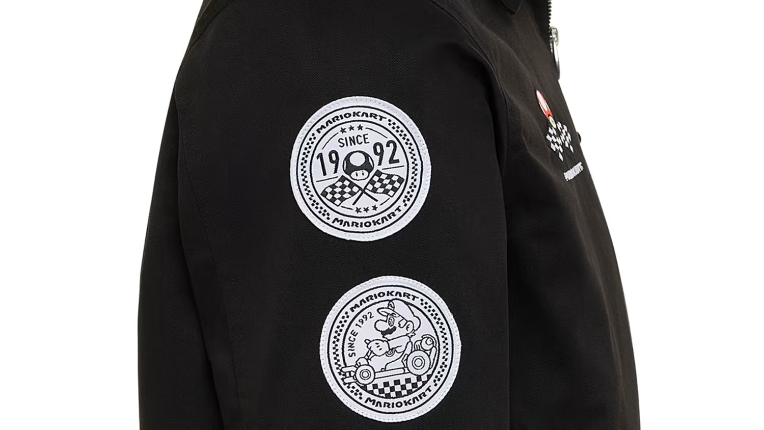 Mario Kart™ - Nintendo NY Super Mario Toad 92 Black Flight Bomber Jacket