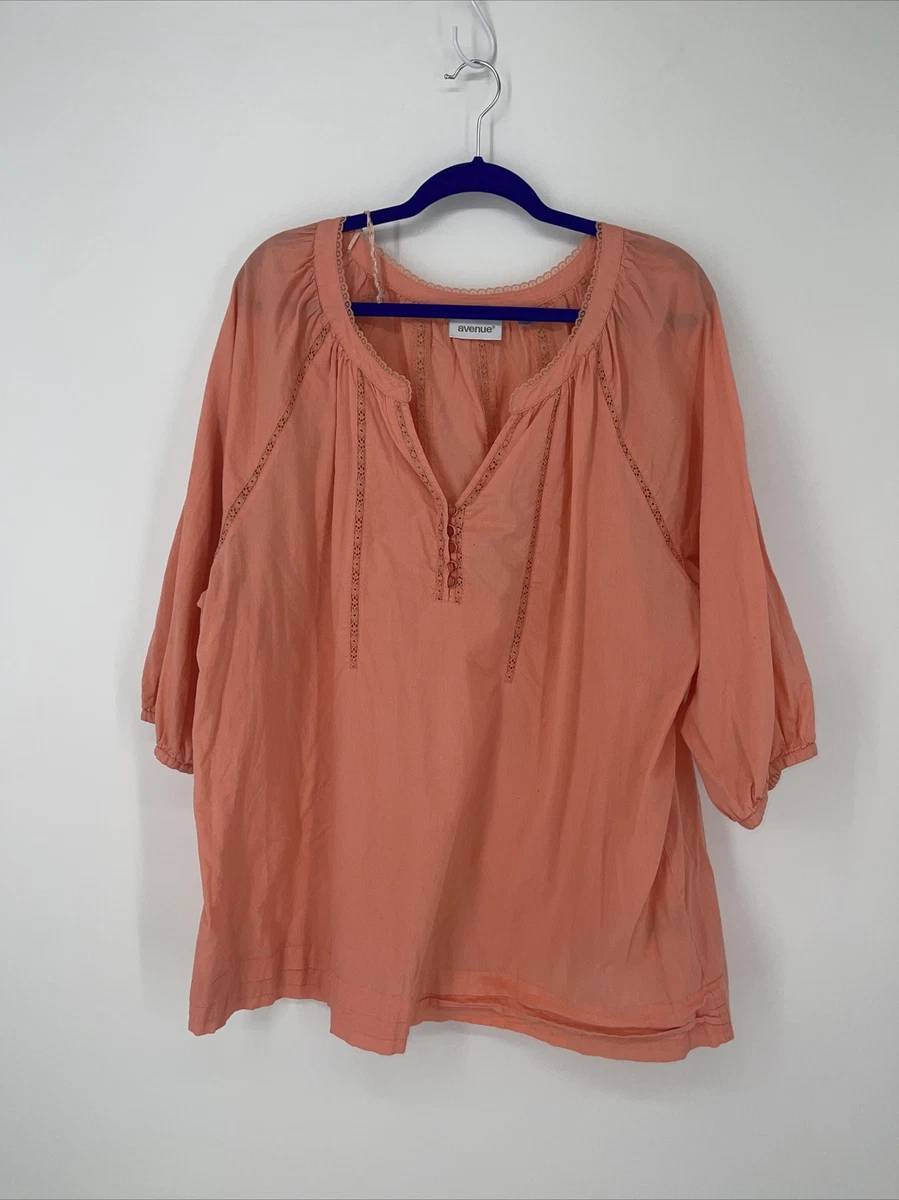 Plus size hotsell cotton peasant tops