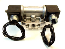 New Parker 315050110 Double Solenoid Valve:  1/4” Ports, 55scfm, 120VAC Coil