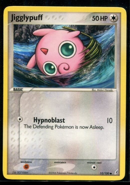 Jigglypuff - ex Crystal Guardians 53/100 2006 NM Pokemon