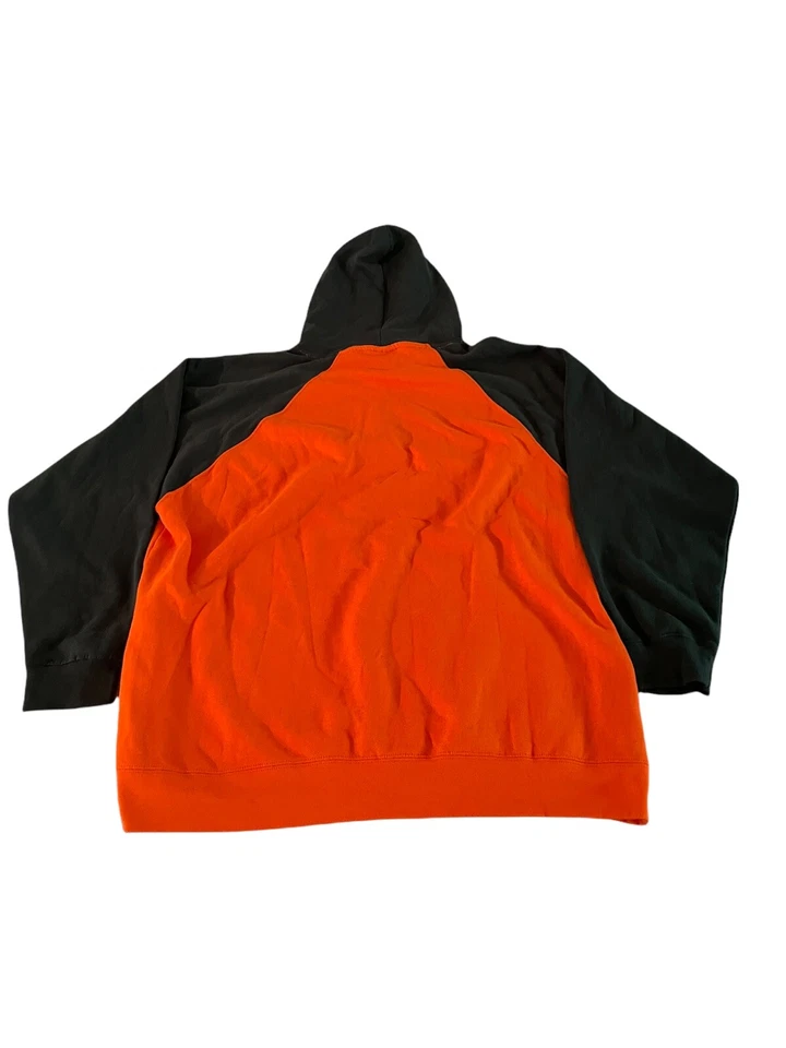 Sudadera con Capucha Ovb University of Miami Color Block Talla XL Verde Naranja Foto 4 de 4