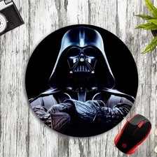 DARTH VADER STAR WARS D1 ROUND NEOPRENE MOUSE PAD MAT HOME SCHOOL OFFICE GIFT