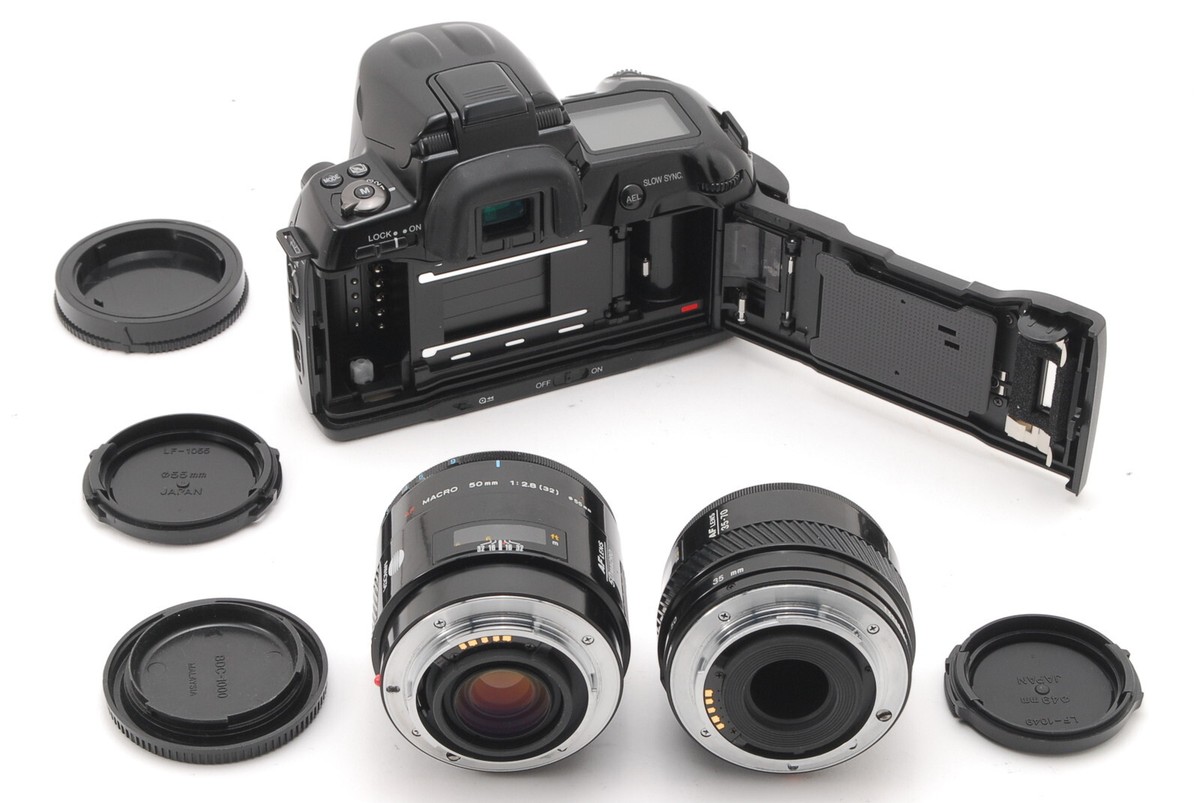 Read [Near MINT] Minolta Maxxum α 807si AF Camera + 2 AF Macro Lenses From  JAPAN