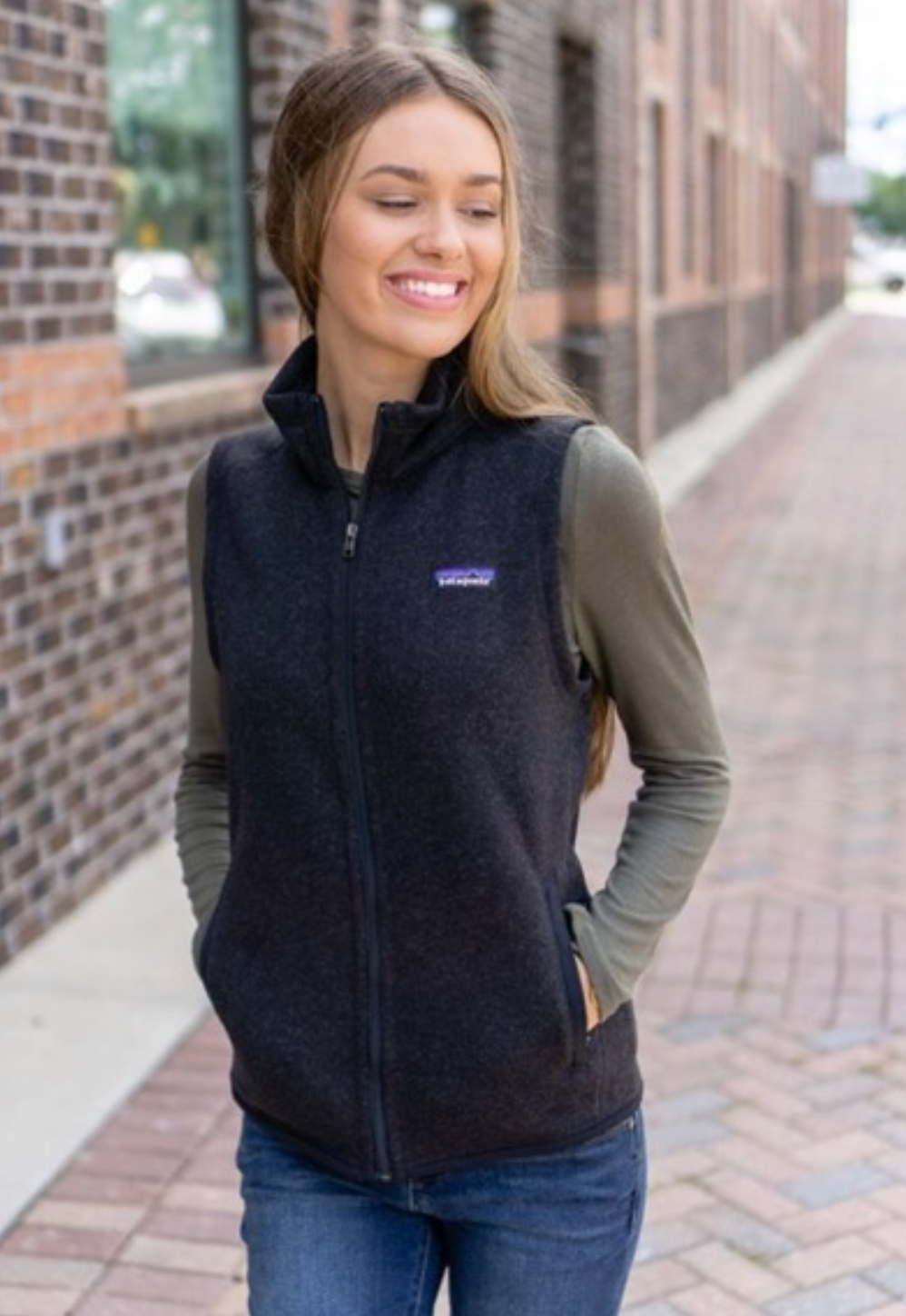 NWOT Patagonia Women's Better sweater vest Navy Blue Size Medium M eBay