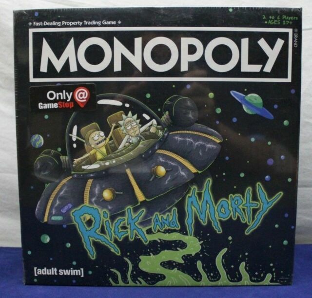 rick & morty monopoly