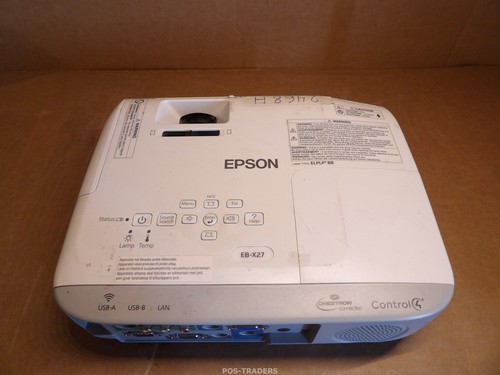 Epson EB-X27 Conference Room Projector Beamer XGA 3LCD 2700 Lumens - 2468 H / OK - Bild 5 von 11