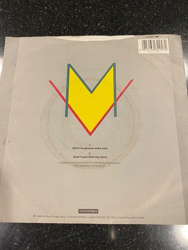 1988 Far Music Prod., London Chrysalis Records Milli Vanilli Girl I'm Gonna Miss - Bild 5 von 12