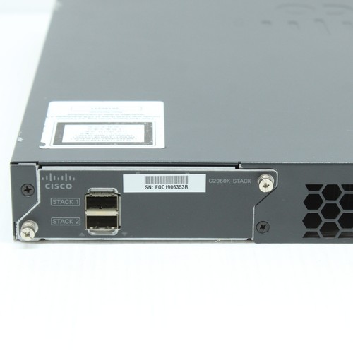 Cisco Catalyst WS-C2960X-48FPD-L 2960x Ethernet Switch 48 Port 1Gbps PoE 2x SFP - Afbeelding 13 van 22
