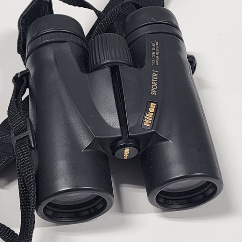 Nikon Binoculars Sporter I 10 x 36 5.6° Water Resistant Black W/Case & Strap - Picture 7 of 15