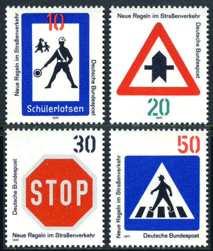 Allemagne 1055-1058, Mnh.new Circulation Rules.traffic Signs.school Traversée, - Picture 1 of 1