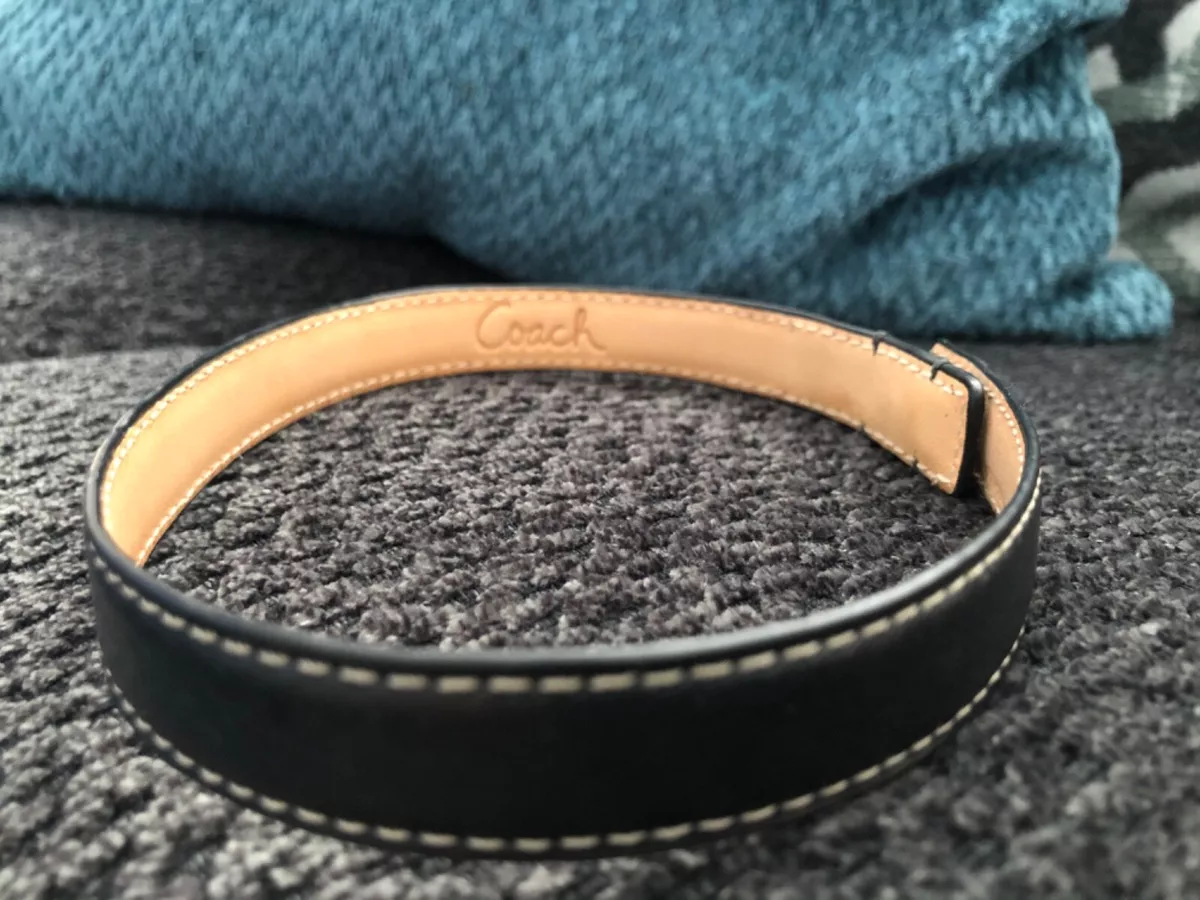 Coach Black Leather Wrap Around Bracelet eBay