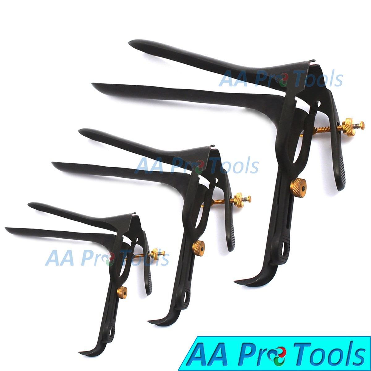 3 PIECES GRADE MEDIUM LARGE SMALL GRAVES VAGINAL SPECULUM