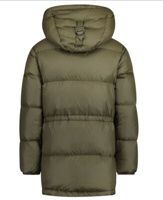 Burberry 'Haworth' Hooded Check Down Jacket Khaki Size Medium | eBay