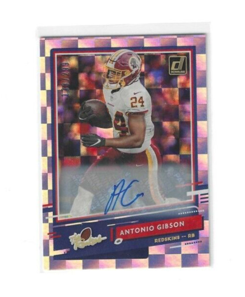 2020 Donruss The Rookies Autographs #TR-AG Antonio Gibson - Redskins - 133/299