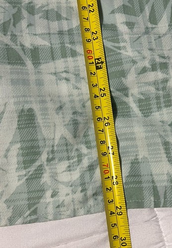 Linea Dome Button Up Shirt Mens Sz XL Hawaiian Floral Green Short Sleeve Vintage - Picture 9 of 11
