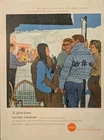 1957 Vintage Coca-Cola print ad, Sun Valley Idaho Pauses For Refreshment