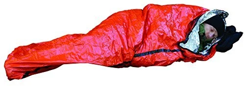 Saco de dormir de emergencia Bivvy impermeable equipo de supervivencia ultraligero 3,8 oz Foto 4 de 4