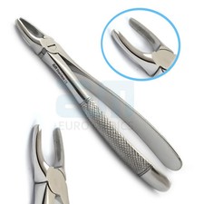 TOOTH EXTRACTION FORCEPS FOR UPPER CENTRALS & CANINES, GERMAN STEEL