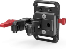 Mini V Mount Battery Plate, V-Lock Mount Battery Plate with Crab-Shaped Clamp fo