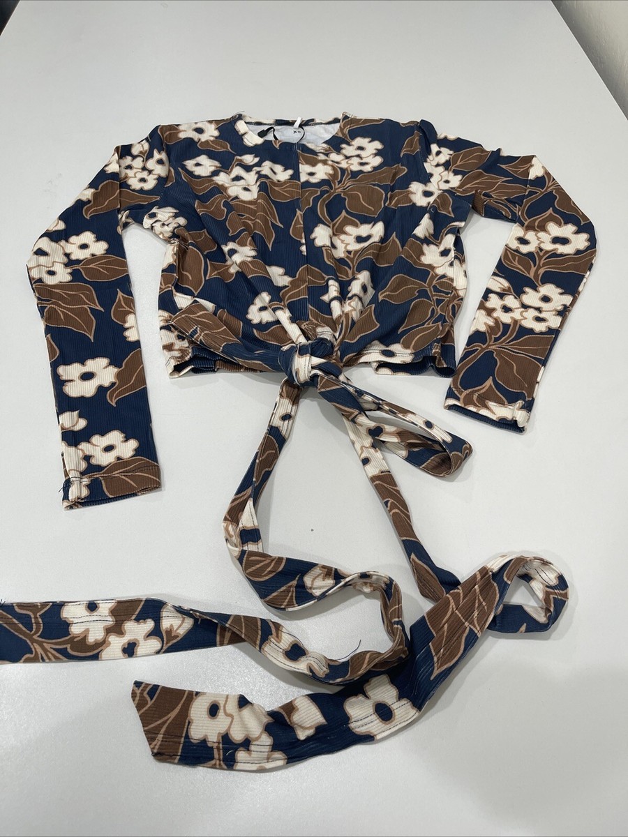 トップス F.L.I.P POINT WRAP TOP Tropical Floral S | eBay