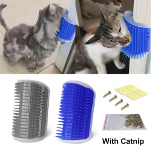 corner mounted cat brush