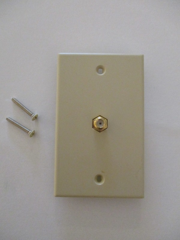 Coax Wall Plate