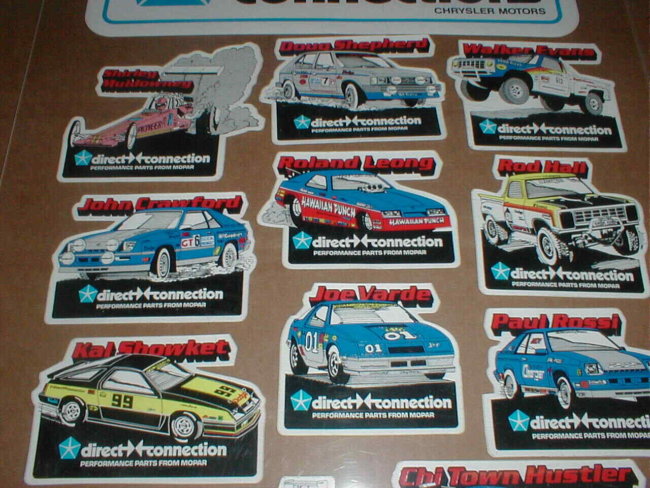 Hemi Performance Sticker vtg Mopar Dodge Chrysler Hemi drag racing decal sticker Set Don Garlits ...